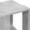 vidaXL - Salontafel - 32x32x30 - cm - bewerkt - hout - betongrijs