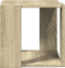 vidaXL - Salontafel - 32x32x30 - cm - bewerkt - hout - sonoma - eikenkleurig