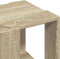 vidaXL - Salontafel - 32x32x30 - cm - bewerkt - hout - sonoma - eikenkleurig