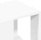 vidaXL - Salontafel - 32x32x30 - cm - bewerkt - hout - wit