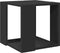 vidaXL - Salontafel - 32x32x30 - cm - bewerkt - hout - zwart