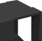 vidaXL - Salontafel - 32x32x30 - cm - bewerkt - hout - zwart