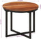 vidaXL - Salontafel - 35x35x30 - cm - massief - acaciahout - en - ijzer