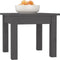 vidaXL - Salontafel - 35x35x30 - cm - massief - grenenhout - grijs