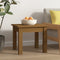vidaXL - Salontafel - 35x35x30 - cm - massief - grenenhout - honingbruin