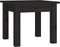 vidaXL - Salontafel - 35x35x30 - cm - massief - grenenhout - zwart