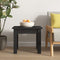 vidaXL - Salontafel - 35x35x30 - cm - massief - grenenhout - zwart