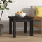 vidaXL - Salontafel - 35x35x30 - cm - massief - grenenhout - zwart