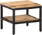 vidaXL - Salontafel - 35x35x30 - cm - massief - ruw - mangohout