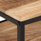 vidaXL - Salontafel - 35x35x30 - cm - massief - ruw - mangohout