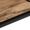 vidaXL - Salontafel - 35x35x30 - cm - massief - ruw - mangohout