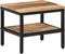 vidaXL - Salontafel - 35x35x30 - cm - massief - ruw - mangohout