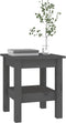 vidaXL - Salontafel - 35x35x40 - cm - massief - grenenhout - grijs