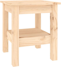 vidaXL - Salontafel - 35x35x40 - cm - massief - grenenhout