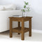 vidaXL - Salontafel - 35x35x40 - cm - massief - grenenhout - honingbruin