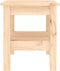 vidaXL - Salontafel - 35x35x40 - cm - massief - grenenhout