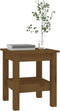 vidaXL - Salontafel - 35x35x40 - cm - massief - grenenhout - honingbruin