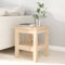 vidaXL - Salontafel - 35x35x40 - cm - massief - grenenhout