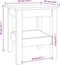 vidaXL - Salontafel - 35x35x40 - cm - massief - grenenhout