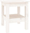 vidaXL - Salontafel - 35x35x40 - cm - massief - grenenhout - wit