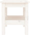 vidaXL - Salontafel - 35x35x40 - cm - massief - grenenhout - wit