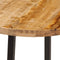 vidaXL - Salontafel - 35x35x45 - cm - massief - mangohout - en - ijzer