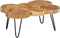vidaXL - Salontafel - 36 - cm - 6 - boomstammen - massief - acaciahout