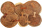 vidaXL - Salontafel - 36 - cm - 6 - boomstammen - massief - acaciahout