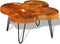vidaXL - Salontafel - 4 - boomstammen - 35 - cm - massief - sheeshamhout