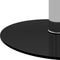 vidaXL - Salontafel - 40 - cm - gehard - glas - zwart