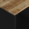 vidaXL - Salontafel - 40x31x46 - cm - massief - mangohout - en - bewerkt - hout