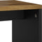 vidaXL - Salontafel - 40x31x46 - cm - massief - mangohout - en - bewerkt - hout