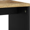vidaXL - Salontafel - 40x31x46 - cm - massief - mangohout - en - bewerkt - hout
