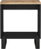 vidaXL - Salontafel - 40x31x46 - cm - massief - mangohout - en - bewerkt - hout