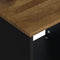 vidaXL - Salontafel - 40x31x46 - cm - massief - mangohout - en - bewerkt - hout