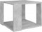 vidaXL - Salontafel - 40x40x30 - cm - bewerkt - hout - betongrijs