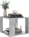 vidaXL - Salontafel - 40x40x30 - cm - bewerkt - hout - betongrijs