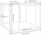 vidaXL - Salontafel - 40x40x30 - cm - bewerkt - hout - gerookt - eikenkleurig