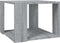 vidaXL - Salontafel - 40x40x30 - cm - bewerkt - hout - grijs - sonoma - eikenkleurig