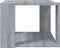 vidaXL - Salontafel - 40x40x30 - cm - bewerkt - hout - grijs - sonoma - eikenkleurig