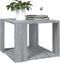 vidaXL - Salontafel - 40x40x30 - cm - bewerkt - hout - grijs - sonoma - eikenkleurig