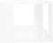vidaXL - Salontafel - 40x40x30 - cm - bewerkt - hout - hoogglans - wit