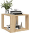 vidaXL - Salontafel - 40x40x30 - cm - bewerkt - hout - sonoma - eikenkleurig