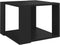 vidaXL - Salontafel - 40x40x30 - cm - bewerkt - hout - zwart