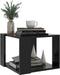 vidaXL - Salontafel - 40x40x30 - cm - bewerkt - hout - zwart