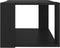 vidaXL - Salontafel - 40x40x30 - cm - bewerkt - hout - zwart