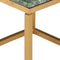 vidaXL - Salontafel - 40x40x35 - cm - echt - steen - met - marmeren - textuur - groen