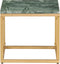 vidaXL - Salontafel - 40x40x35 - cm - echt - steen - met - marmeren - textuur - groen