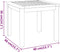 vidaXL Salontafel 40x40x36 cm massief acaciahout