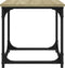 vidaXL - Salontafel - 40x40x40 - cm - bewerkt - hout - sonoma - eikenkleurig